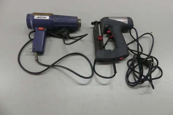 Elektrowerkzeug-Set: Tacker & Heißluftpistole Typ: KING CRAFT HP 27562, NOVUS J-165 EAD